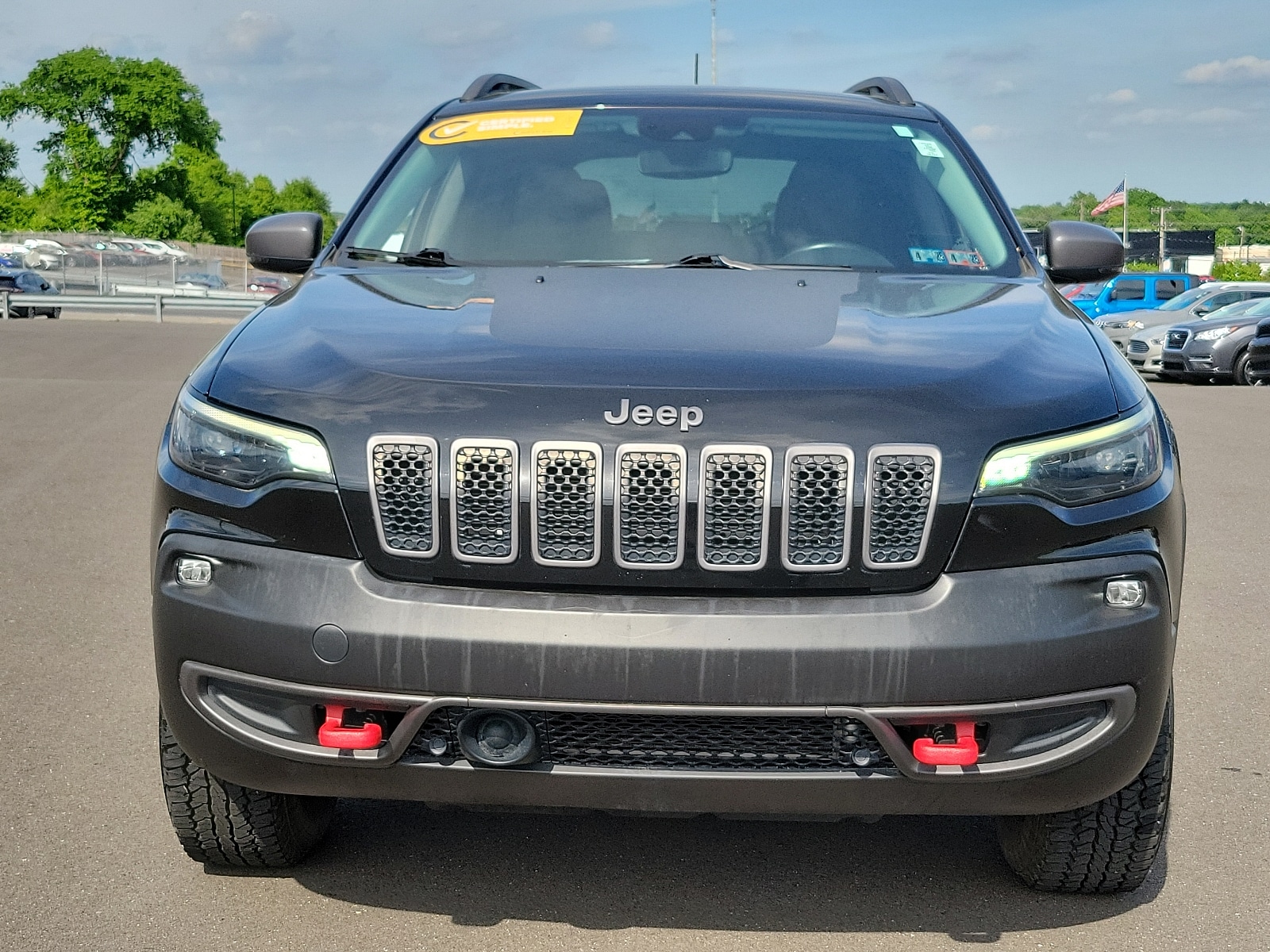 Used 2021 Jeep Cherokee Trailhawk with VIN 1C4PJMBXXMD199165 for sale in Langhorne, PA