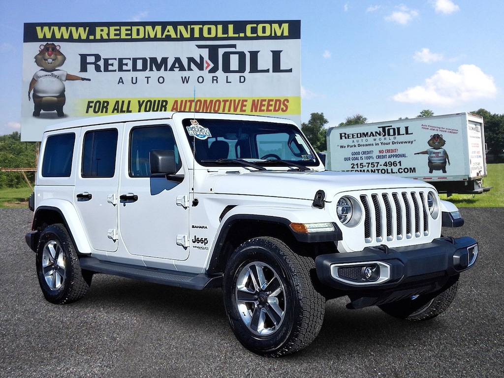 Used 2020 Jeep Wrangler Unlimited Sahara 4X4 Sport Utility