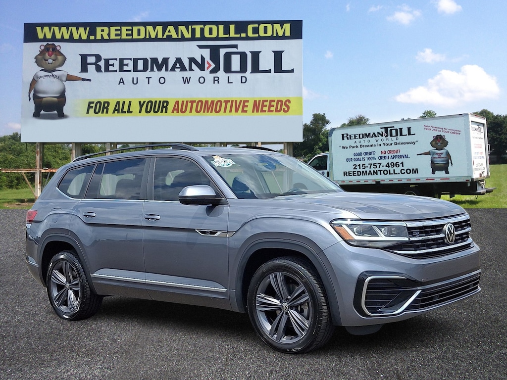 Used 2021 Volkswagen Atlas 3.6L V6 SE w/Technology R-Line Sport Utility