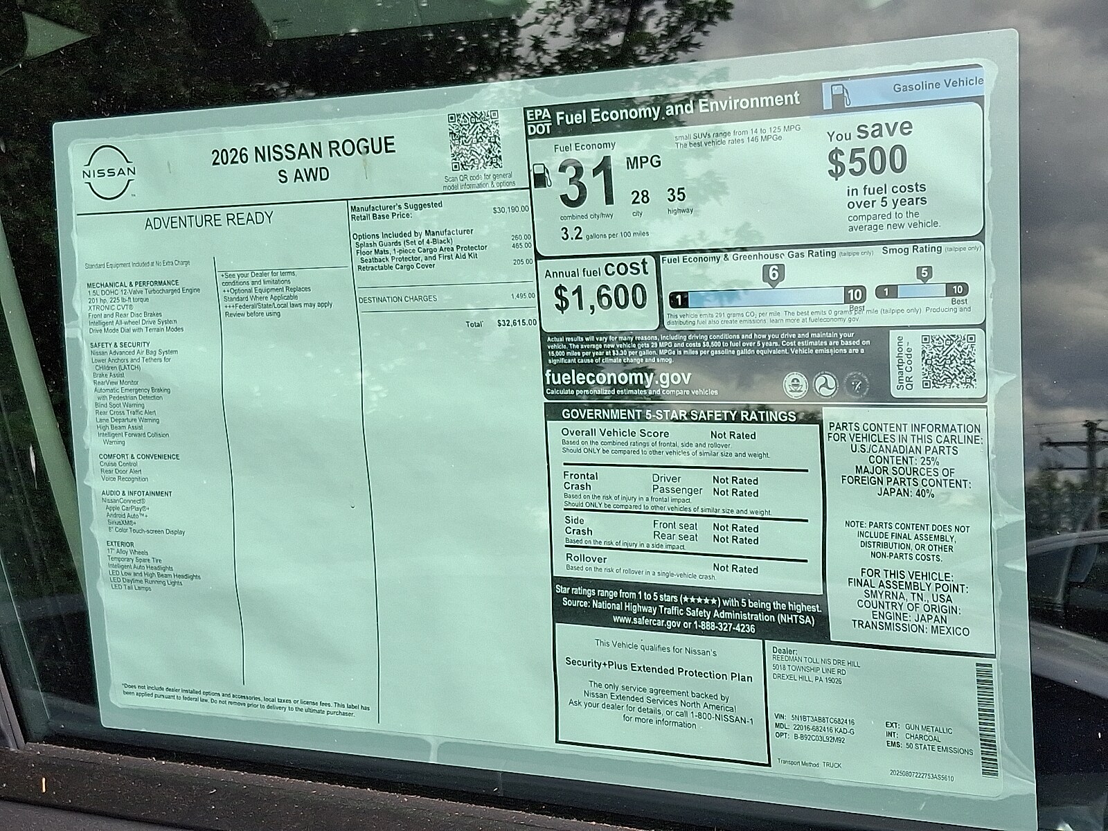 2026 Nissan Rogue S - Photo 4