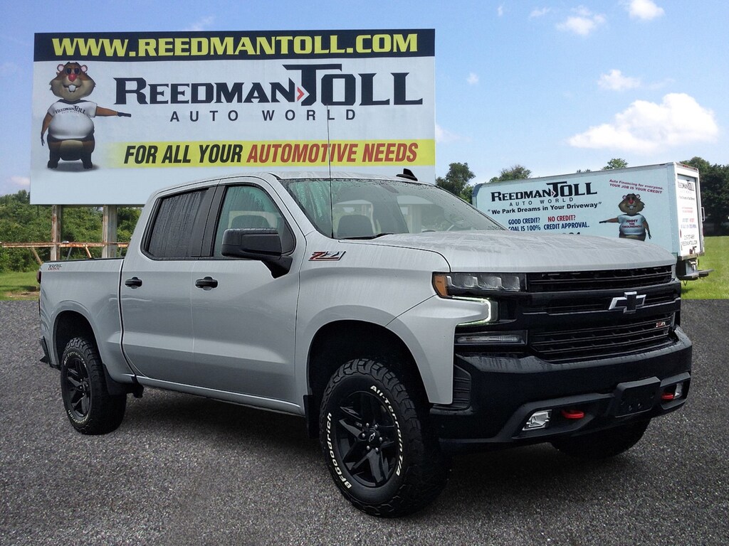 Used 2021 Chevrolet Silverado 1500 4WD Crew Cab Short Bed LT Trail Boss Crew Cab Pickup