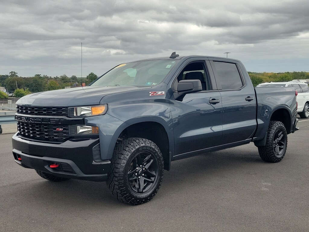 Used 2021 Chevrolet Silverado 1500 Custom Trail Boss 4WD Crew Cab 147 Custom Trail Boss