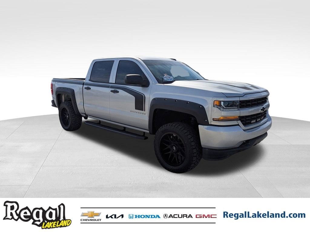 Used 2018 Chevrolet Silverado 1500 Custom Truck Crew Cab