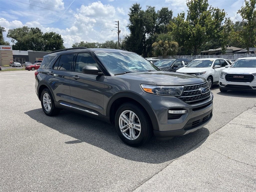 Used 2023 Ford Explorer XLT with VIN 1FMSK7DH4PGA06098 for sale in Lakeland, FL