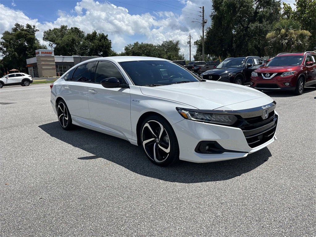 Used 2022 Honda Accord Hybrid Sport with VIN 1HGCV3F26NA015968 for sale in Lakeland, FL