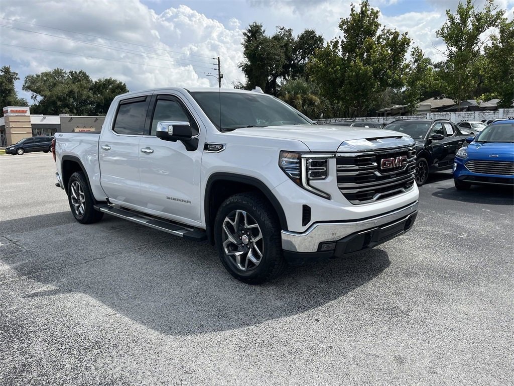 Used 2023 GMC Sierra 1500 SLT with VIN 3GTUUDED1PG190521 for sale in Lakeland, FL