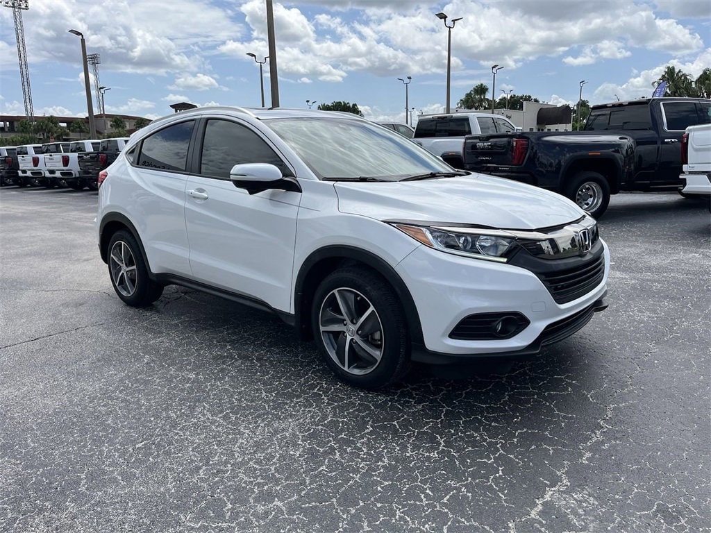 Used 2021 Honda HR-V EX-L with VIN 3CZRU5H72MM729267 for sale in Lakeland, FL