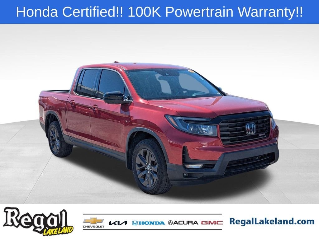 Used 2021 Honda Ridgeline Sport Truck Crew Cab