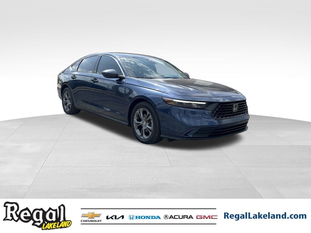 Used 2023 Honda Accord EX with VIN 1HGCY1F37PA059680 for sale in Lakeland, FL