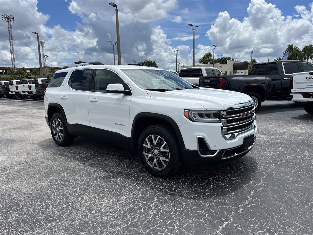 Used 2023 GMC Acadia SLT with VIN 1GKKNML44PZ187754 for sale in Lakeland, FL