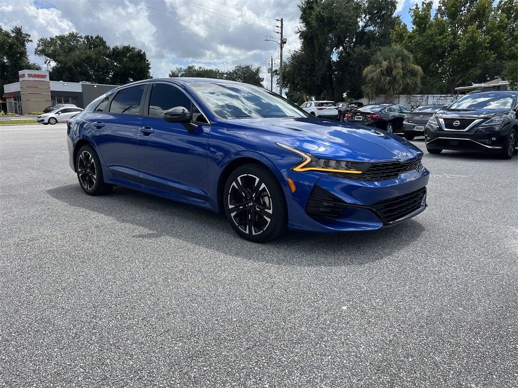 Used 2021 Kia K5 GT-Line with VIN 5XXG64J20MG065911 for sale in Lakeland, FL