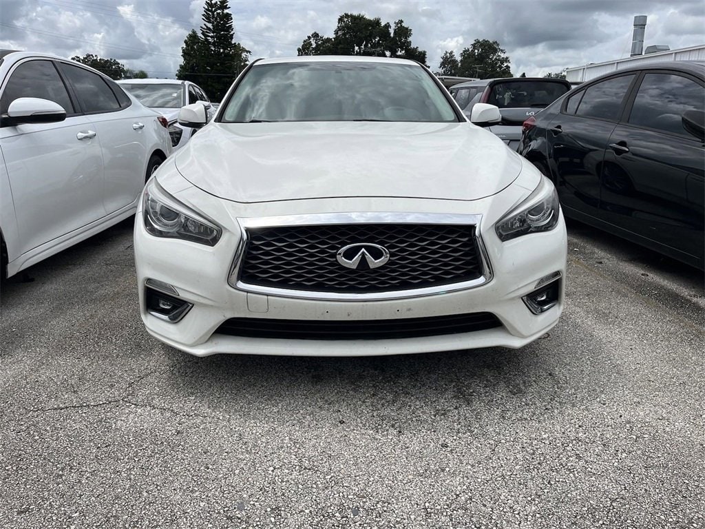 Used 2018 INFINITI Q50 LUXE with VIN JN1EV7AP8JM360383 for sale in Lakeland, FL