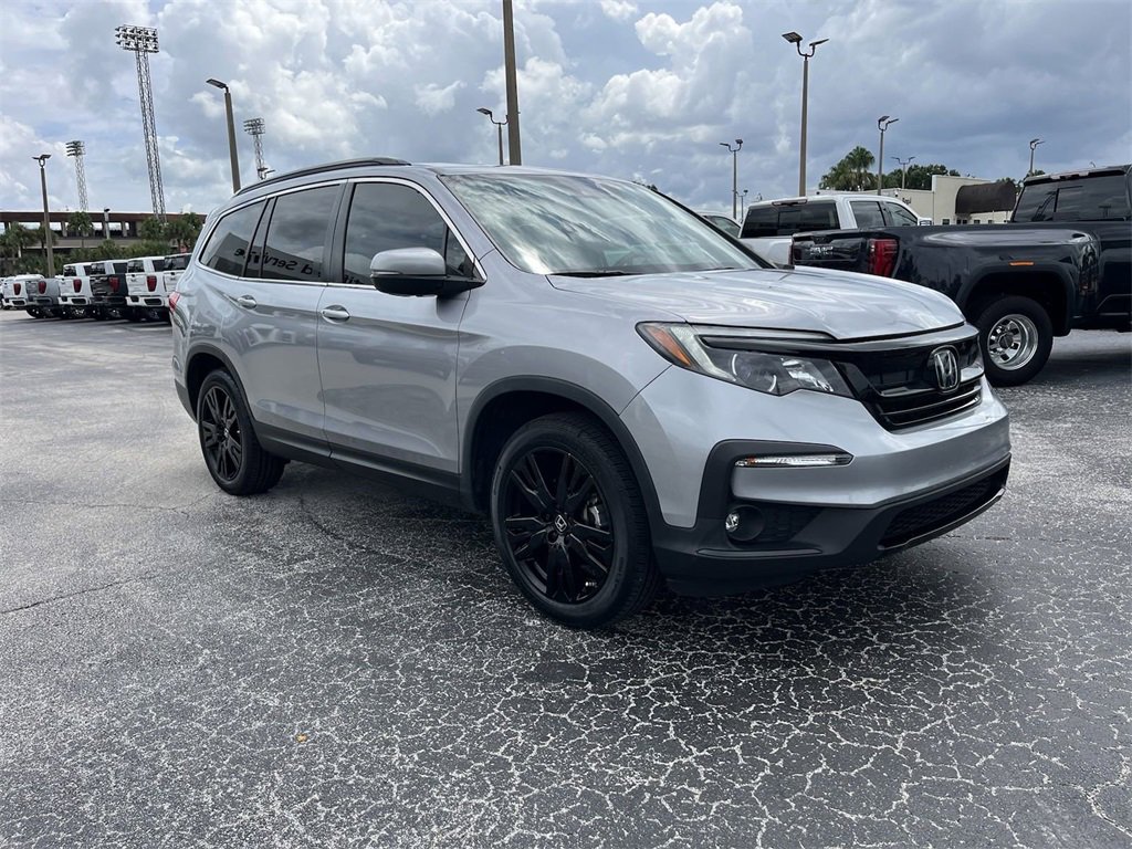 Used 2022 Honda Pilot SE with VIN 5FNYF6H29NB096455 for sale in Lakeland, FL