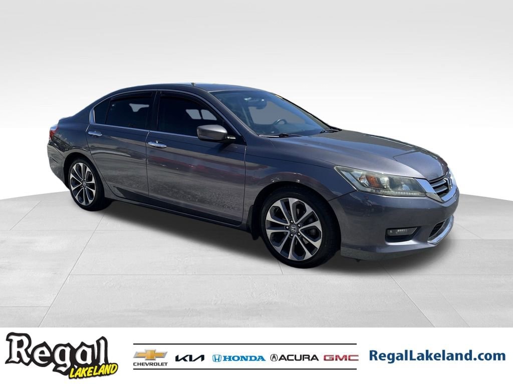 Used 2015 Honda Accord Sport with VIN 1HGCR2F53FA217175 for sale in Lakeland, FL