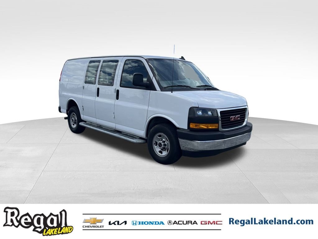 Used 2022 GMC Savana Cargo Work Van with VIN 1GTW7AFPXN1264974 for sale in Lakeland, FL