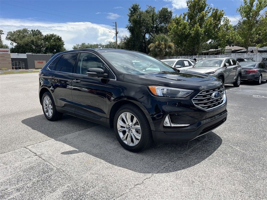 Used 2022 Ford Edge Titanium with VIN 2FMPK4K98NBA51730 for sale in Lakeland, FL