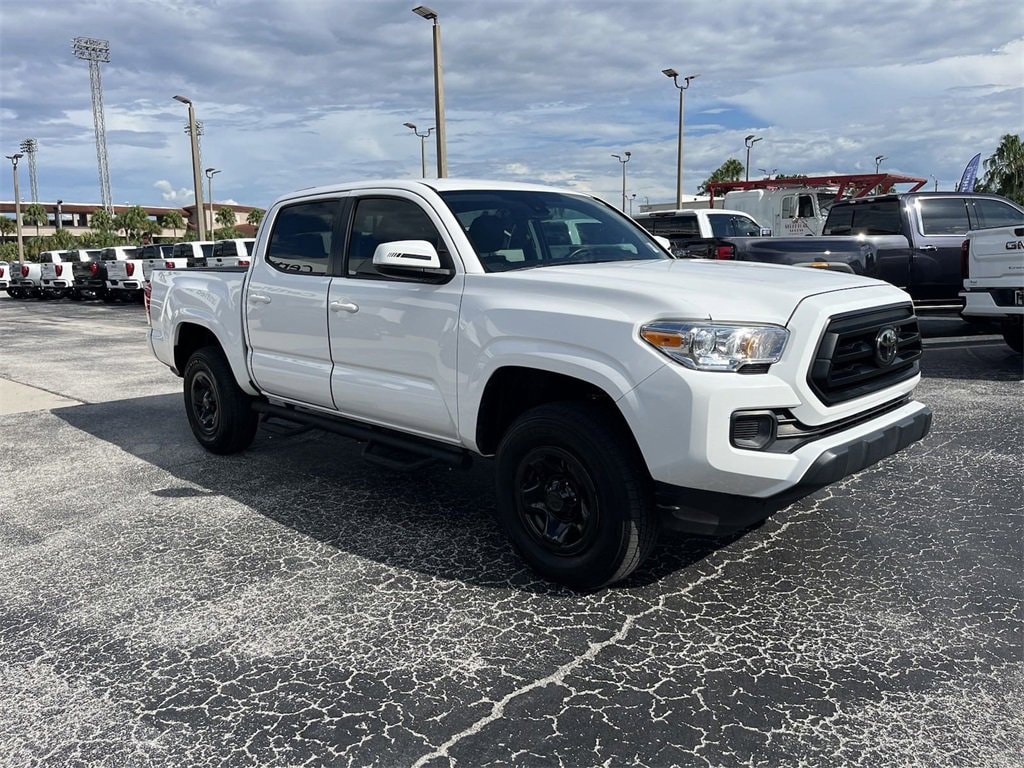 Used 2021 Toyota Tacoma SR with VIN 5TFAX5GN7MX189001 for sale in Lakeland, FL