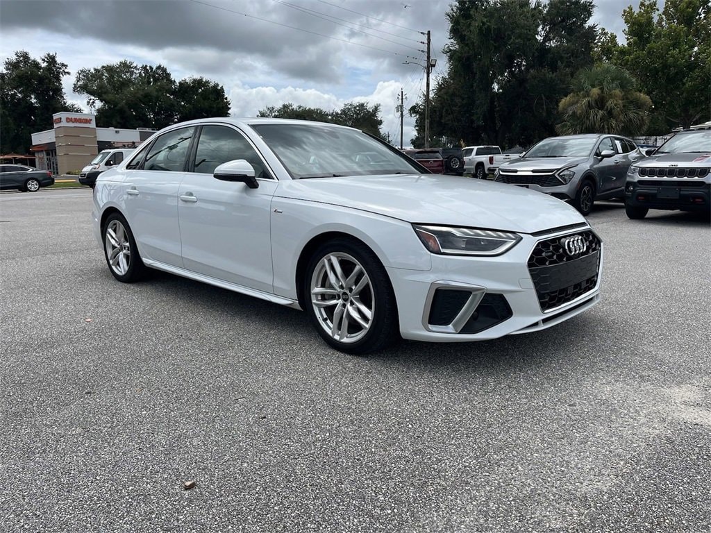 Used 2022 Audi A4 Premium Plus with VIN WAUEAAF44NN014753 for sale in Lakeland, FL