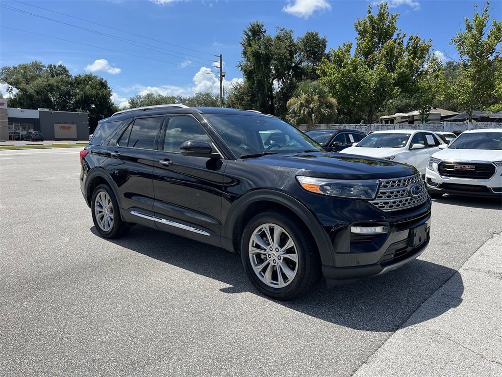 Used 2022 Ford Explorer Limited with VIN 1FMSK8FH7NGA85038 for sale in Lakeland, FL