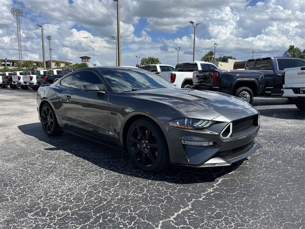 Used 2020 Ford Mustang GT with VIN 1FA6P8CF7L5130942 for sale in Lakeland, FL