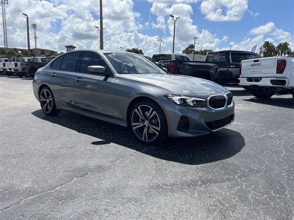 Used 2023 BMW 3 Series 330i with VIN 3MW69FF06P8D44682 for sale in Lakeland, FL