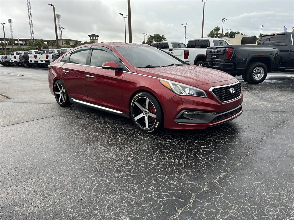 Used 2015 Hyundai Sonata Sport with VIN 5NPE34AF7FH199454 for sale in Lakeland, FL