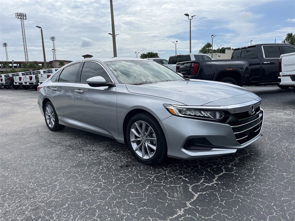 Used 2021 Honda Accord LX with VIN 1HGCV1F17MA116463 for sale in Lakeland, FL