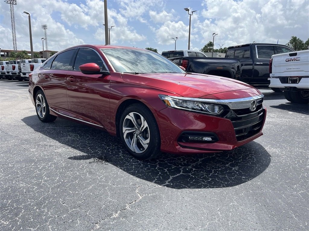 Used 2020 Honda Accord EX with VIN 1HGCV1F43LA088489 for sale in Lakeland, FL