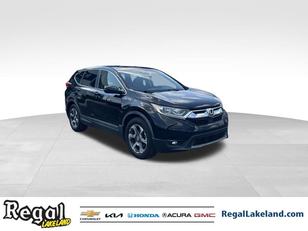 Used 2018 Honda CR-V EX-L with VIN 7FARW1H84JE022970 for sale in Lakeland, FL