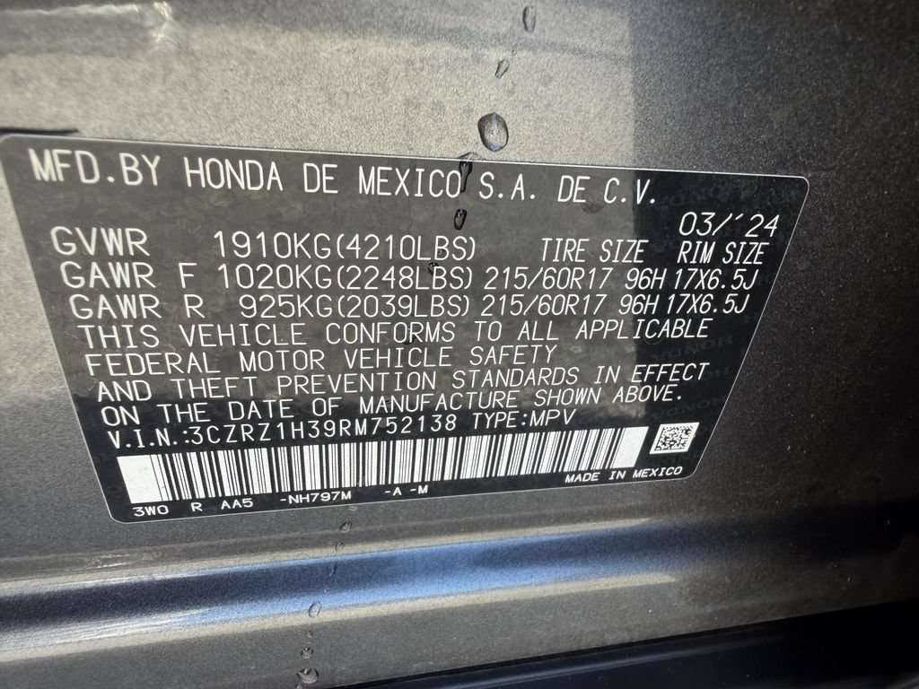 2024 Honda HR-V LX - Photo 32