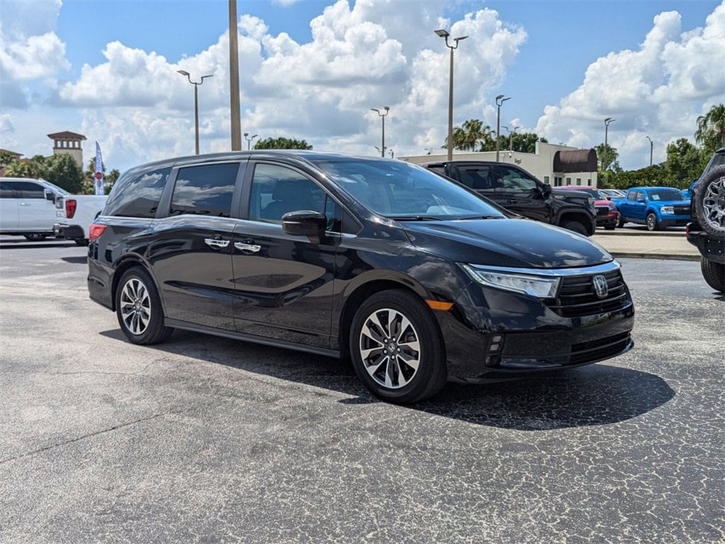 Used 2022 Honda Odyssey EX-L with VIN 5FNRL6H75NB049576 for sale in Lakeland, FL