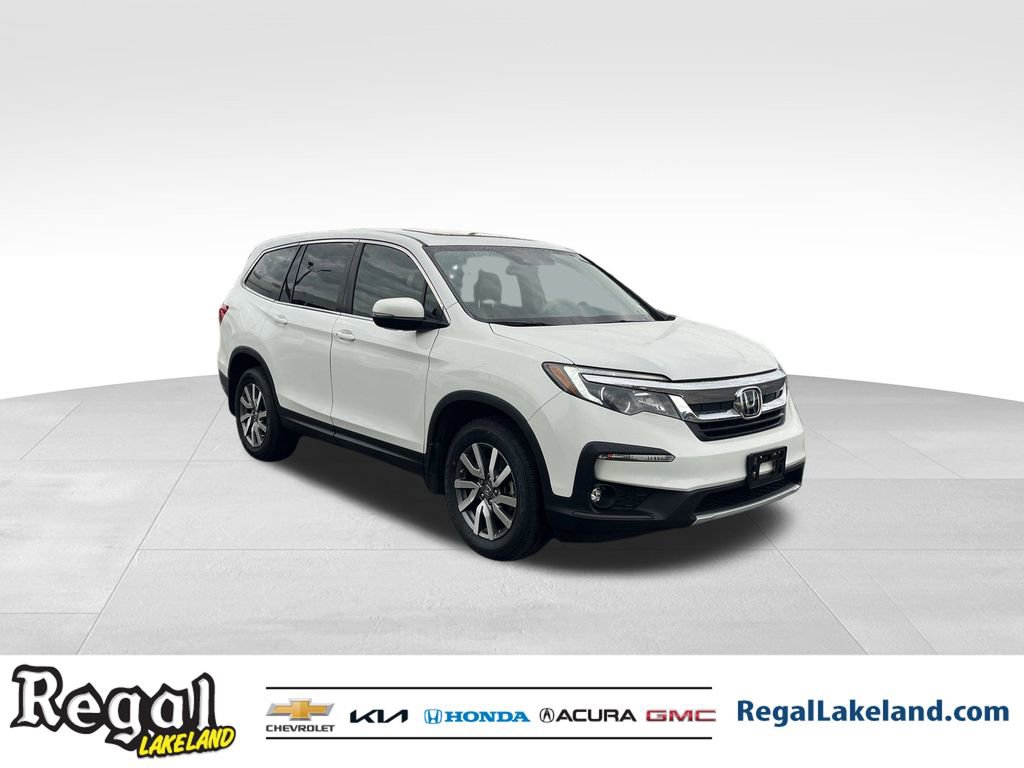 Used 2021 Honda Pilot EX with VIN 5FNYF6H30MB046339 for sale in Lakeland, FL