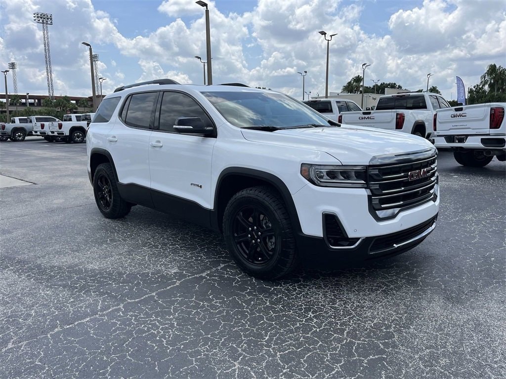 Certified 2022 GMC Acadia AT4 with VIN 1GKKNLLS8NZ126171 for sale in Lakeland, FL