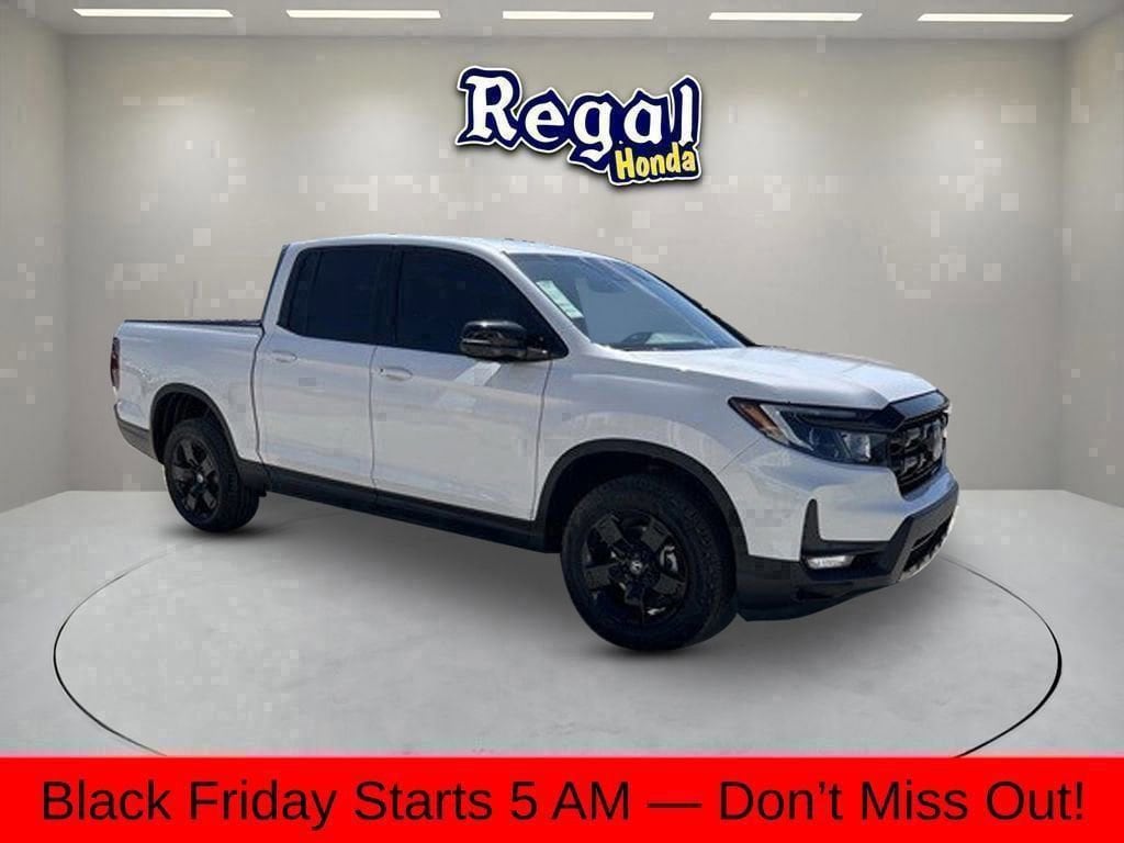 New 2025 Honda Ridgeline Black Edition Truck Crew Cab