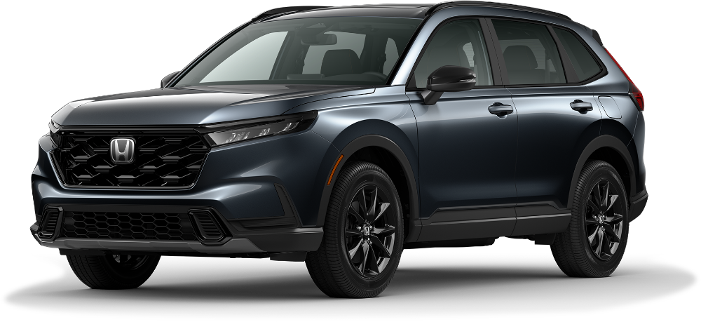 Black Honda cr-v Hybrid