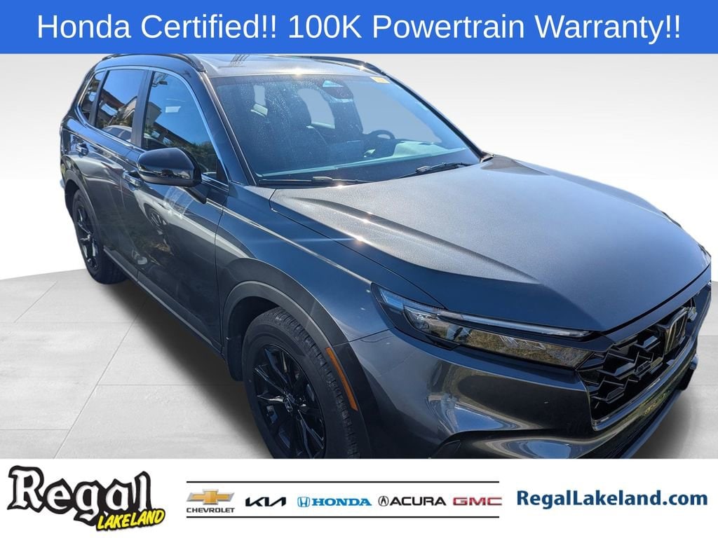 Certified 2024 Honda CR-V Hybrid Sport-L SUV