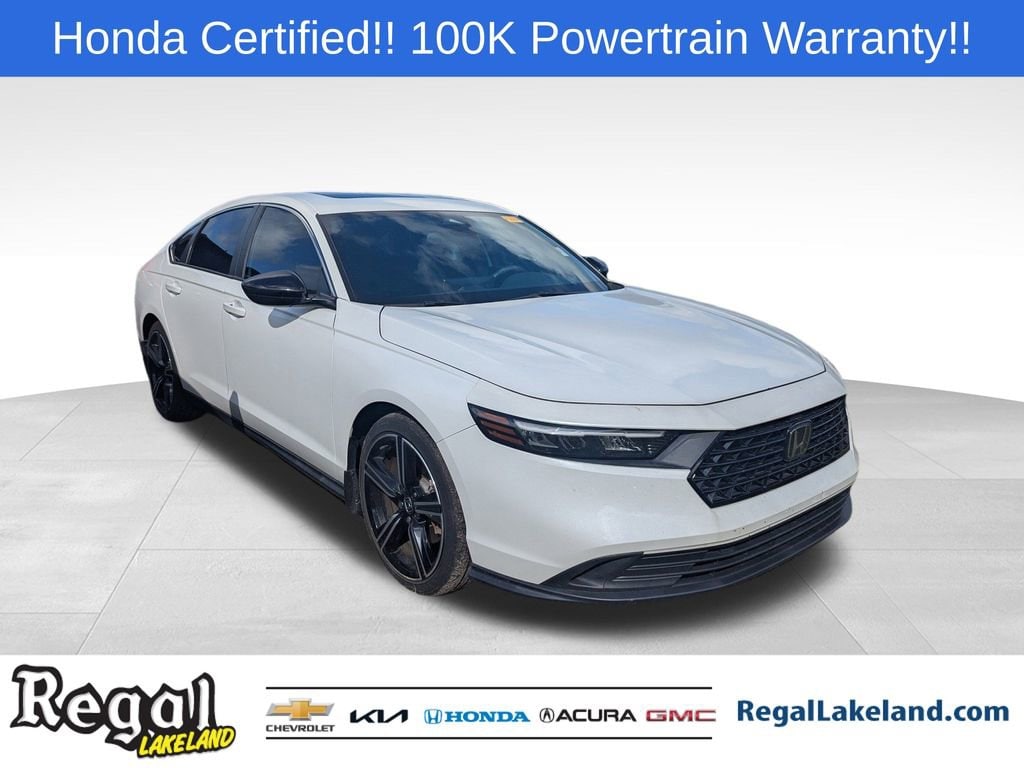 Certified 2023 Honda Accord Hybrid Sport Sedan