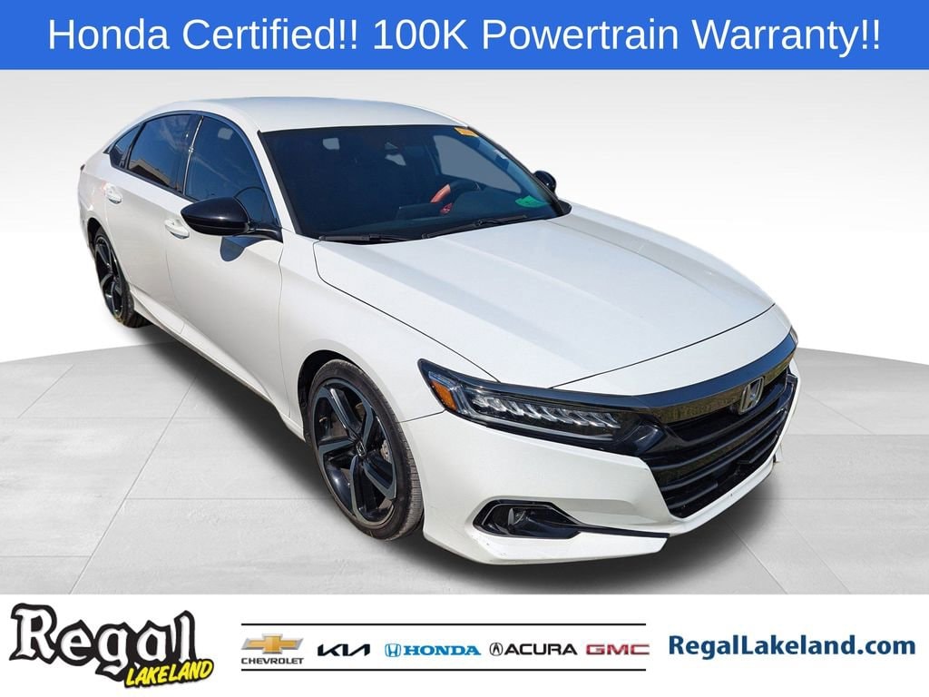 Certified 2021 Honda Accord Sedan Sport Sedan
