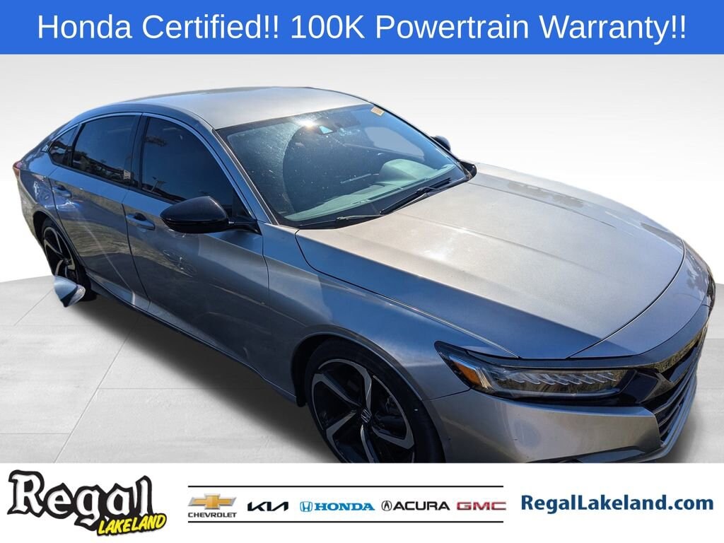 Certified 2021 Honda Accord Sedan Sport SE Sedan