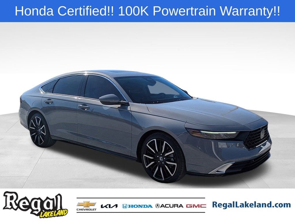 Certified 2025 Honda Accord Hybrid Touring Sedan