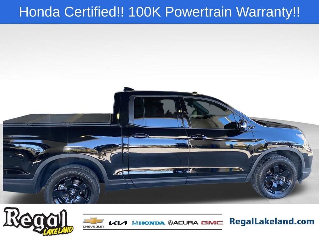 Certified 2024 Honda Ridgeline Black Edition Truck Crew Cab