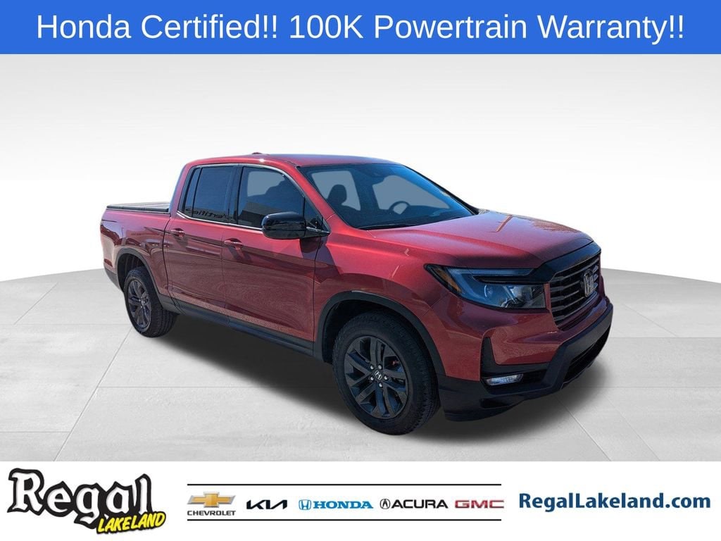 Certified 2023 Honda Ridgeline Sport Truck Crew Cab