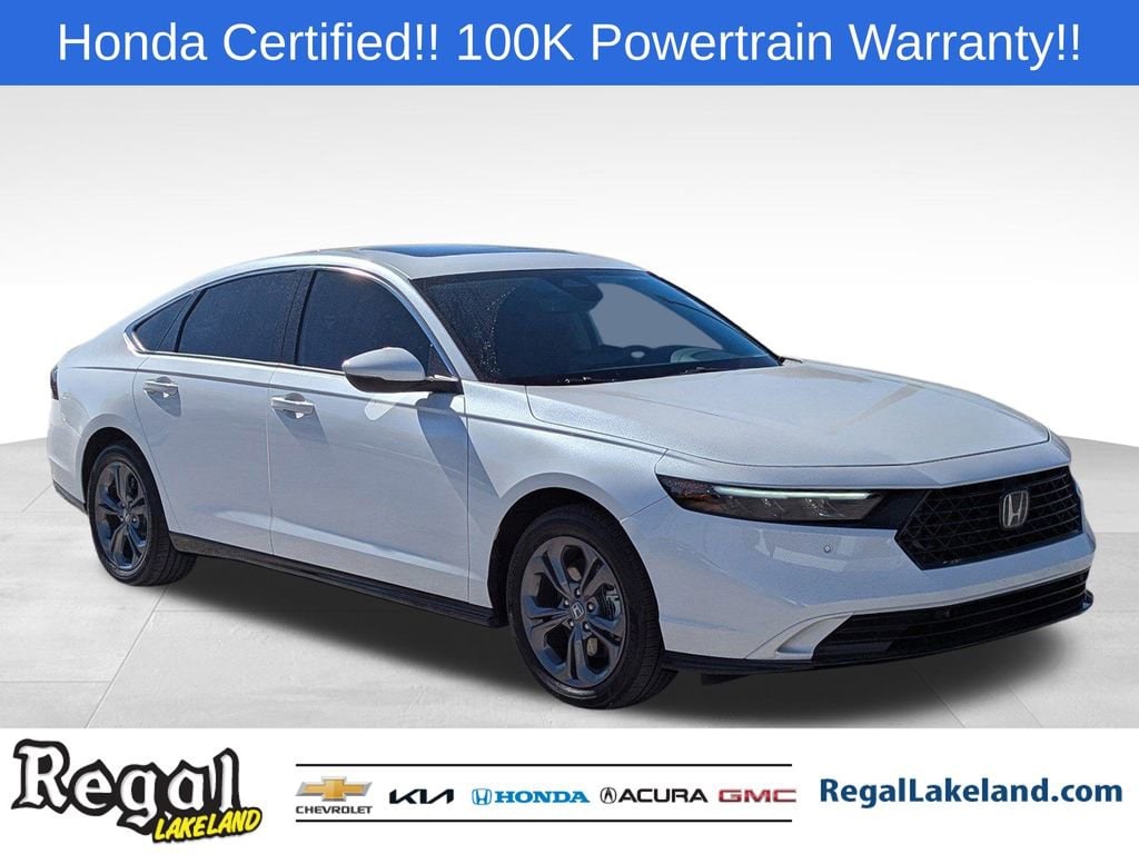 Certified 2024 Honda Accord Hybrid EX-L Sedan