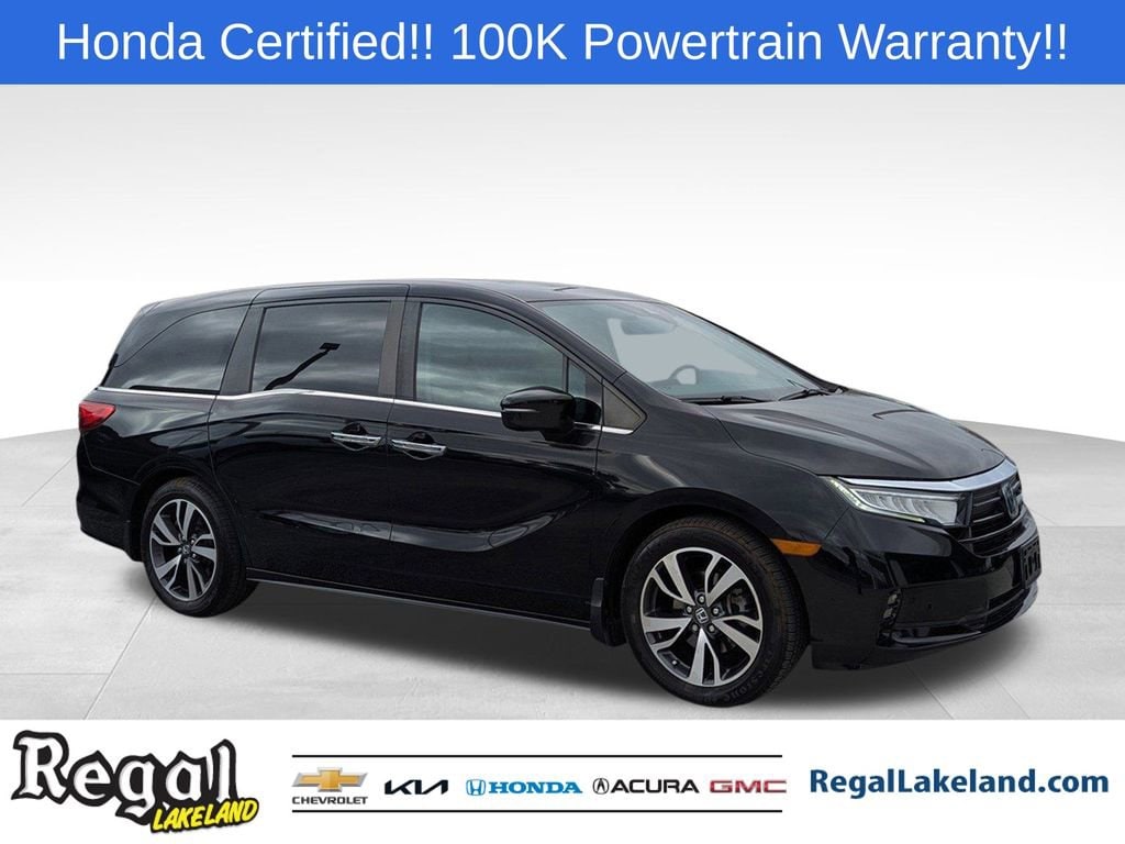 Certified 2022 Honda Odyssey Touring Van