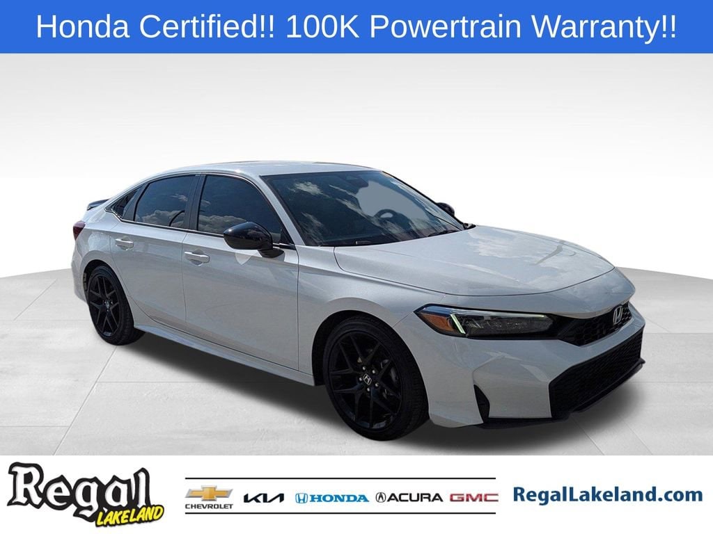 Certified 2025 Honda Civic Sedan Sport Sedan