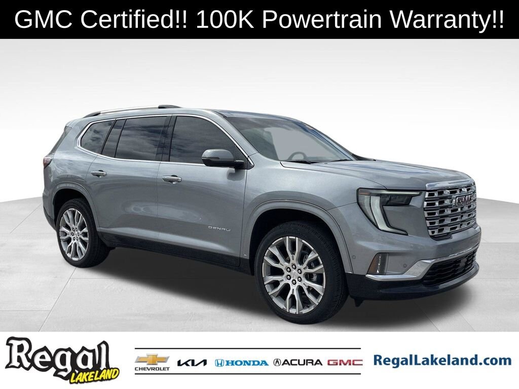 Certified 2025 GMC Acadia FWD Denali SUV
