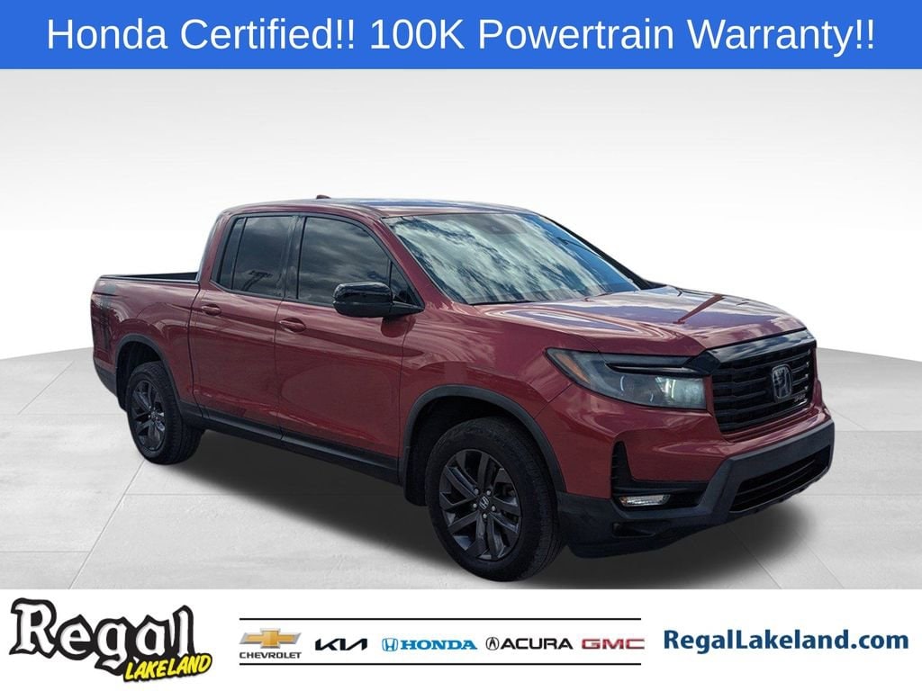 Certified 2021 Honda Ridgeline Sport Truck Crew Cab