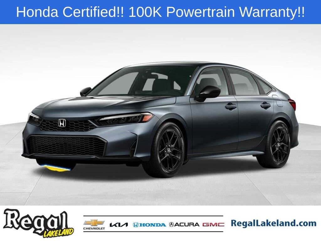 Certified 2025 Honda Civic Sedan Hybrid Sport Sedan
