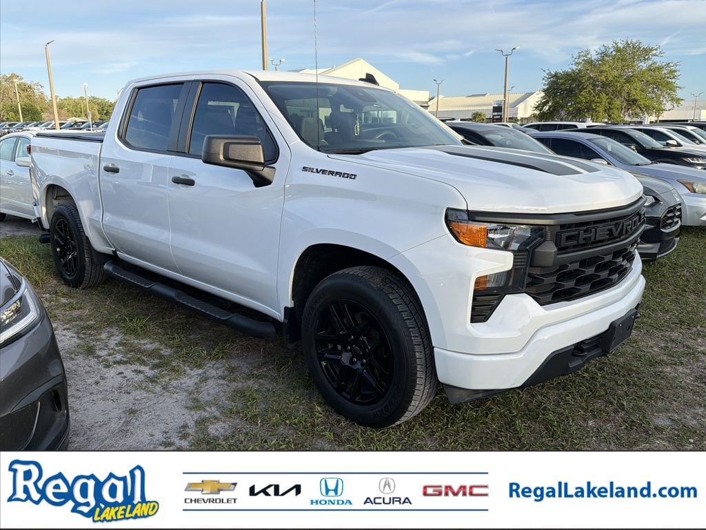 Certified 2023 Chevrolet Silverado 1500 Custom Truck Crew Cab