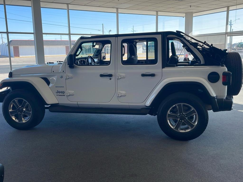 Used 2022 Jeep Wrangler Unlimited Sahara with VIN 1C4HJXEN0NW128109 for sale in Scottsbluff, NE